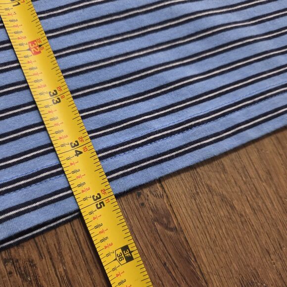 Polo Ralph Lauren Polo Shirt Mens 4XB 4XL Big Blue Striped Stretch Golfer Golf - Picture 8 of 8